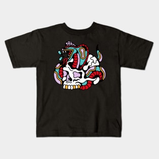 Skull and snake Kids T-Shirt